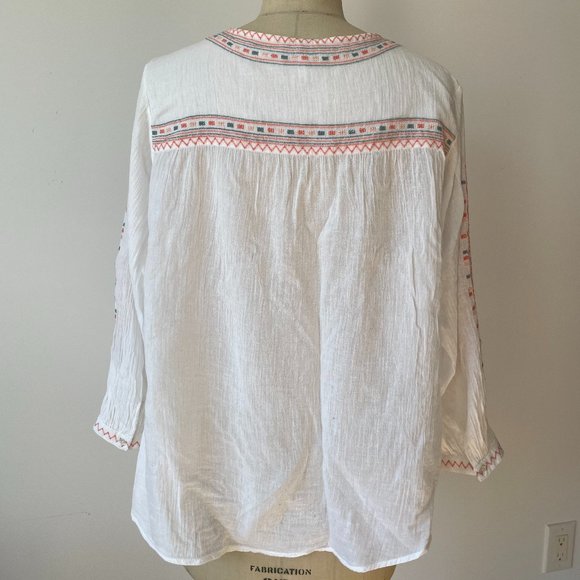 Joie Boho Embroidered Blouse - Picture 4 of 9